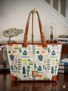 DOONEY & BOURKE STAR WARS" The Force‎ Awakens" SHOPPER VII LARGE SHOULDER BAG